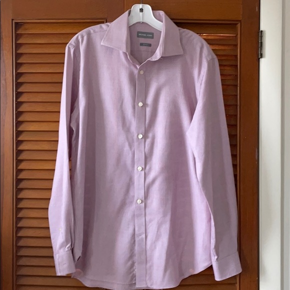 Pink Men’s Michael Kors dress shirt in slim fit. - Picture 1 of 4
